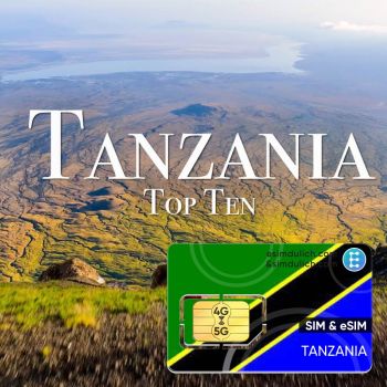 Sim Du Lịch Tanzania 15 Ngày Tốc Độ Cao 4G